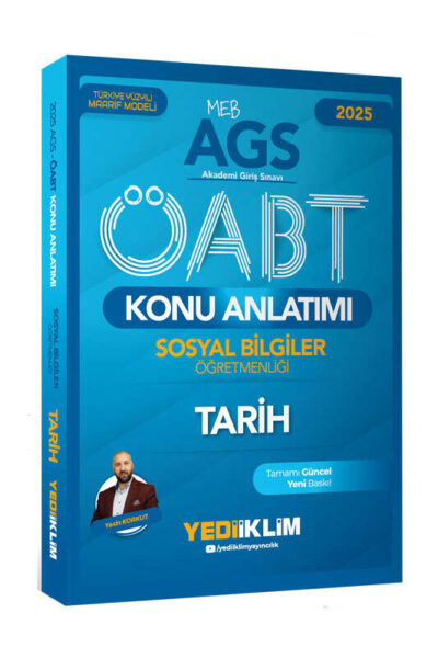 9786254318399 Yediiklim Yayınları, 2025, ÖABT Kitabı, Sosyal Bilgiler Kitabı, Tarih, Konu Kitabı