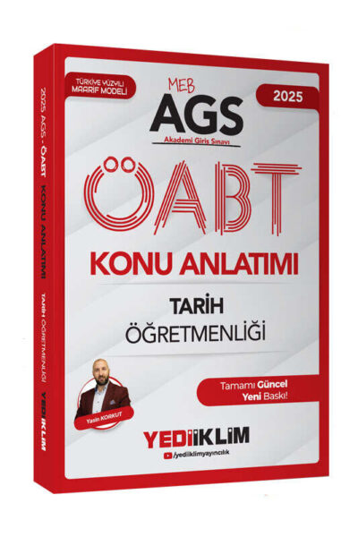 9786254318368 Yediiklim Yayınları, 2025, ÖABT Kitabı, Tarih, Konu Kitabı