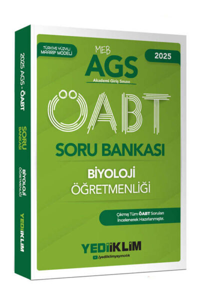 9786254318436 Yediiklim Yayınları, 2025, ÖABT Kitabı, Biyoloji Kitabı, Soru Kitabı