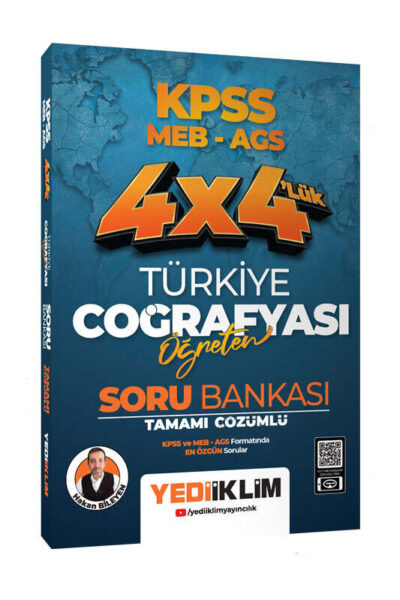 9786254318535 Yediiklim Yayınları, 2025, KPSS Kitap, Coğafya, Soru Kitabı