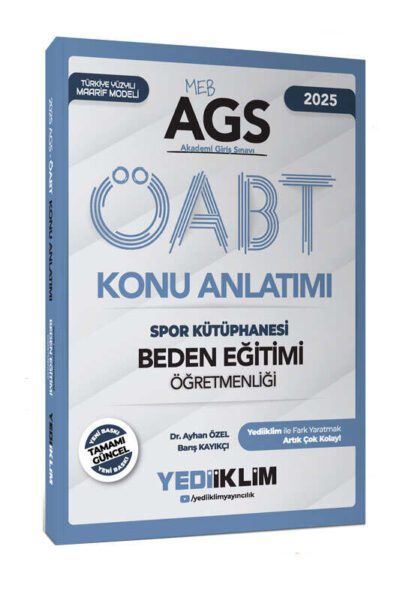 9786254318597 Yediiklim Yayınları, 2025, ÖABT Kitabı, Konu Kitabı