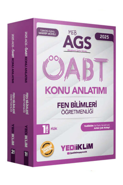 9786254318627 Yediiklim Yayınları, 2025, ÖABT Kitabı, Konu Kitabı