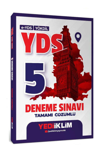 9786254318566 Yediiklim Yayınları, 2025, YDS Kitap, YÖKDİL Kitap, Deneme Kitabı