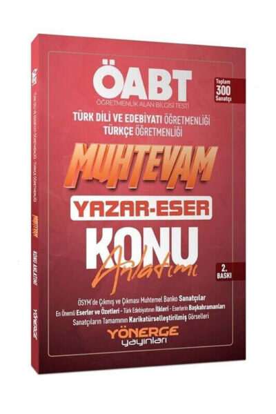 9786052230626 Yönerge Yayınları, ÖABT Kitabı, Türkçe, Konu Kitabı