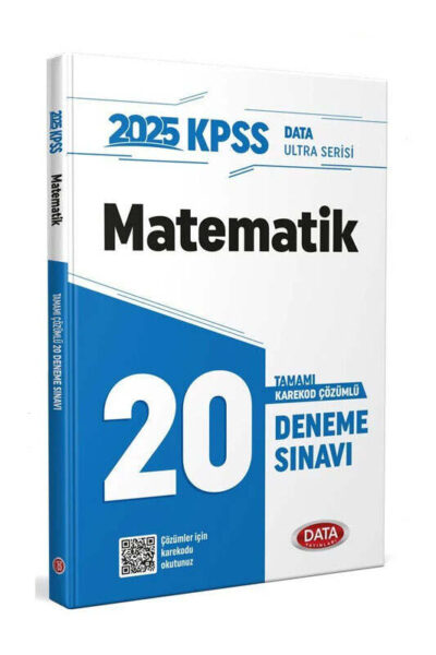 9786256200302 Data Yayınları, 2025, Matematik Kitabı, KPSS Kitap, Deneme Kitabı