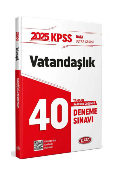9786256200333 Data Yayınları, 2025, KPSS Kitap, Deneme Kitabı
