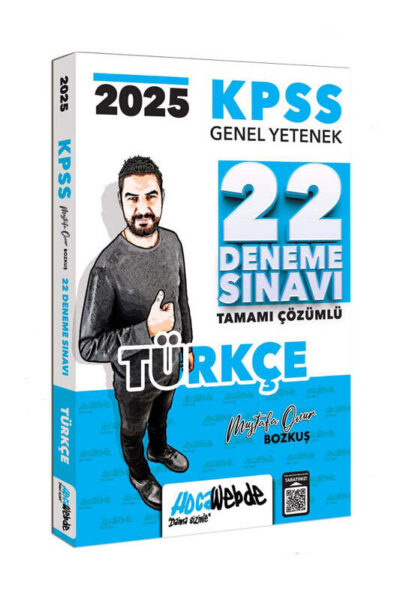9786256733176 Hocawebde Yayınları, 2025, KPSS Kitap, Türkçe, Deneme Kitabı