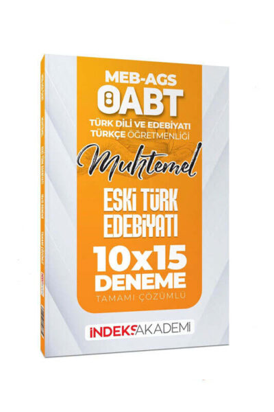 9786255505217 İndeks Akademi, 2025, ÖABT Kitabı, Türkçe, Deneme Kitabı