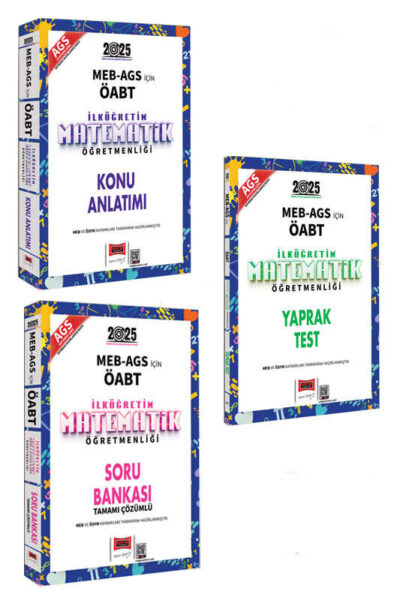 9999B1482 Yargı Yayınları, 2025, ÖABT Kitabı, Matematik Kitabı, Yaprak Test Kitabı