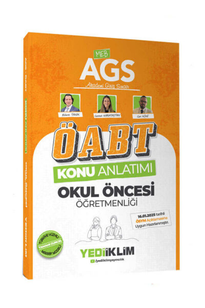 9786254318559 Yediiklim Yayınları, 2025, ÖABT Kitabı, Konu Kitabı