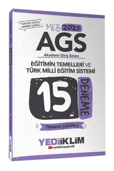 9786254318689 Yediiklim Yayınları, 2025, Deneme Kitabı