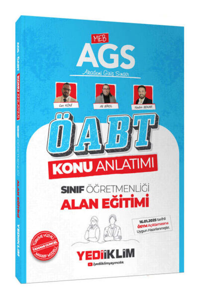 9786254318733 Yediiklim Yayınları, 2025, ÖABT Kitabı, Konu Kitabı