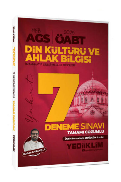 9786254318801 Yediiklim Yayınları, 2025, ÖABT Kitabı, Deneme Kitabı