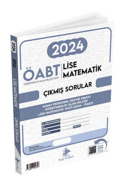 9786256002746 Dizgi Kitap Yayınları, 2024, ÖABT Kitabı, Lise, Matematik Kitabı, Çıkmış Soru Kitabı