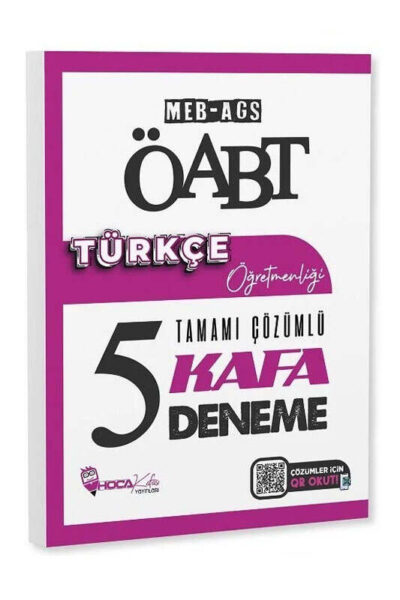 9786255938084 Hoca Kafası Yayınları, 2025, ÖABT Kitabı, Türkçe, Deneme Kitabı