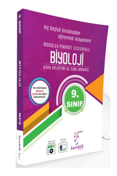 9786256180215 Karekök Yayınları, Biyoloji Kitabı, Soru Kitabı, Konu Kitabı