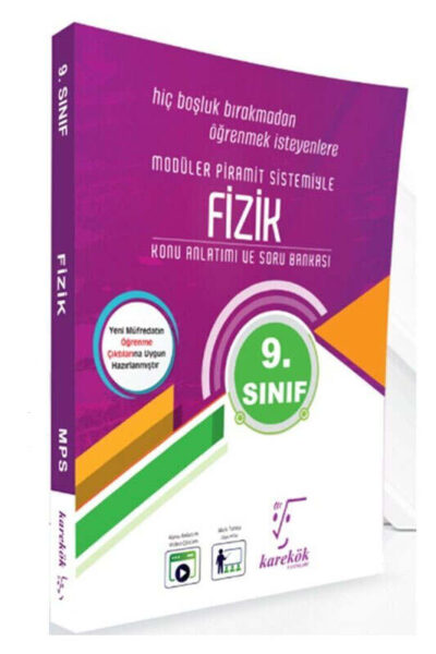 9786256180208 Karekök Yayınları, Fizik, Soru Kitabı, Konu Kitabı
