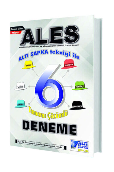 9786256334298 Altı Şapka Yayınları, ALES Kitap, Deneme Kitabı