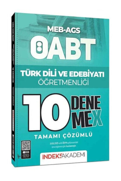 9786255505347 İndeks Akademi, ÖABT Kitabı, Deneme Kitabı