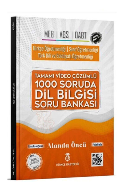 9786259459936 Türkçe ÖABTdeyiz Yayınları, ÖABT Kitabı, Türkçe, Soru Kitabı