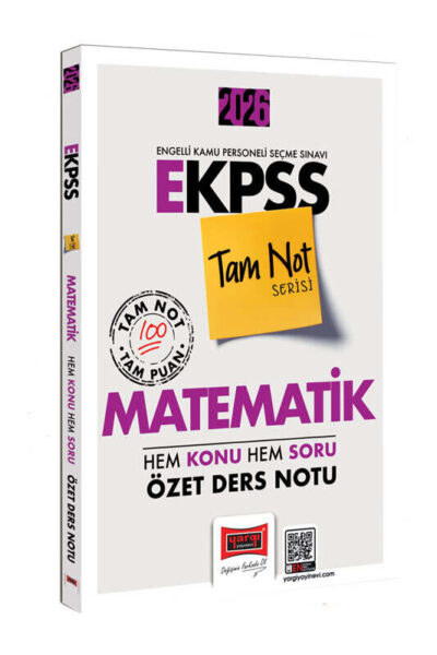 9786253705510 Yargı Yayınları, 2026, Matematik Kitabı, KPSS Kitap