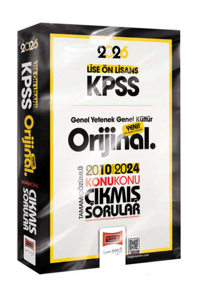9786253705589 Yargı Yayınları, 2024, 2026, Lise, KPSS Kitap, Çıkmış Soru Kitabı
