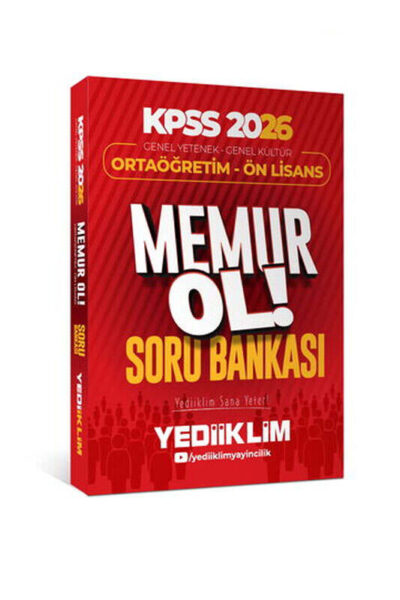 9786254319075 Yediiklim Yayınları, 2026, KPSS Kitap, Soru Kitabı