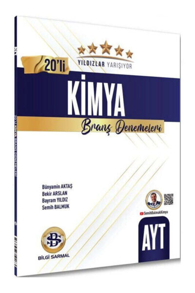 9786256712263 Bilgi Sarmal Yayınları, AYT Kitap, Kimya, Deneme Kitabı
