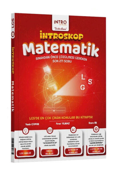 9786259495286 İntro Yayınları, Matematik Kitabı, Soru Kitabı