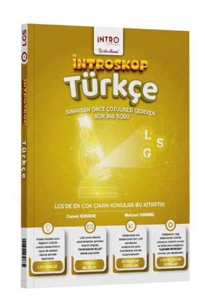 9786259495262 İntro Yayınları, Türkçe, Soru Kitabı