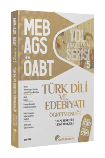 9786259589343 Özdil Akademi Yayınları, ÖABT Kitabı, Soru Kitabı, Konu Kitabı