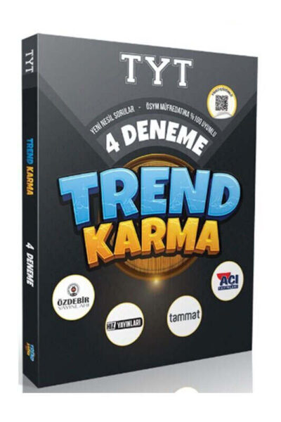 9786259418087 Trend Karma Yayınları, TYT Kitap, Deneme Kitabı
