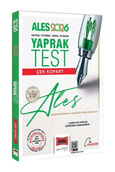 9786253705947 Yargı Yayınları, 2026, ALES Kitap, Yaprak Test Kitabı