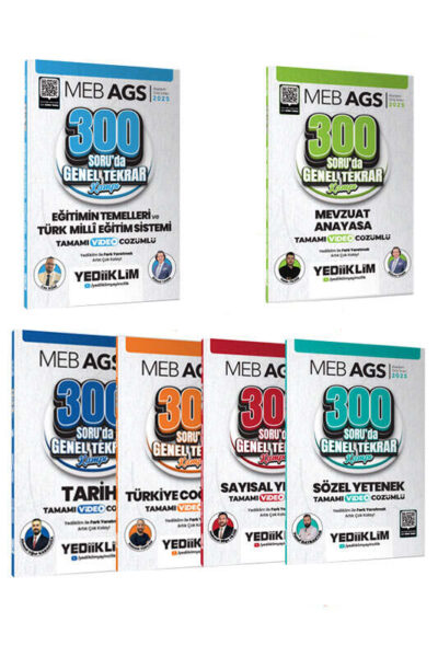 9999B1537 Yediiklim Yayınları, 2025, Tüm Dersler