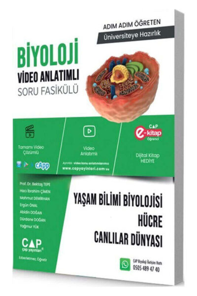 9786256040168 Çap Yayınları, Biyoloji Kitabı, TYT Kitap, AYT Kitap