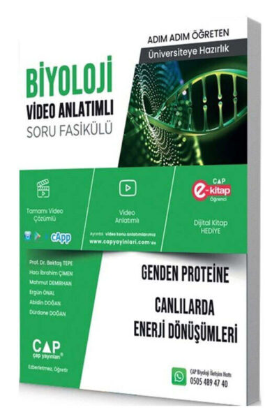 9786256040199 Çap Yayınları, Biyoloji Kitabı, TYT Kitap, AYT Kitap