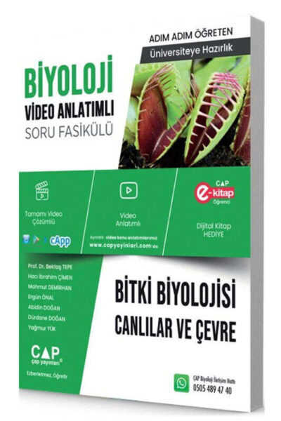 9786256040205 Çap Yayınları, Biyoloji Kitabı, TYT Kitap, AYT Kitap