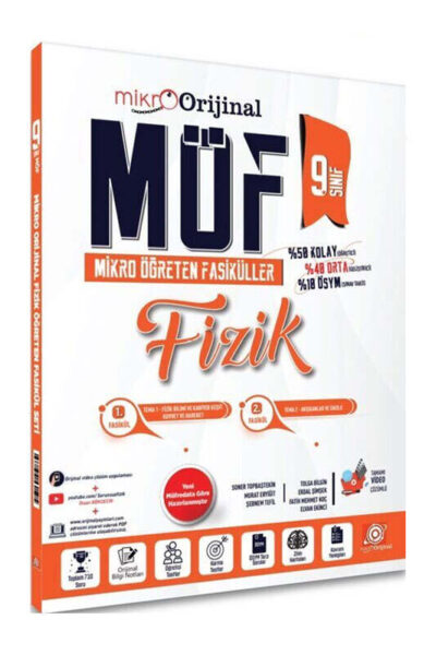 9786256531505 Orijinal Yayınları, Fizik