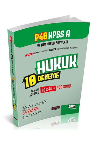 9786255632081 Savaş Yayınevi, 2025, Hukuk Kitabı, KPSS Kitap, Deneme Kitabı