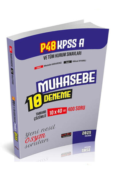 9786255632203 Savaş Yayınevi, KPSS Kitap, Deneme Kitabı