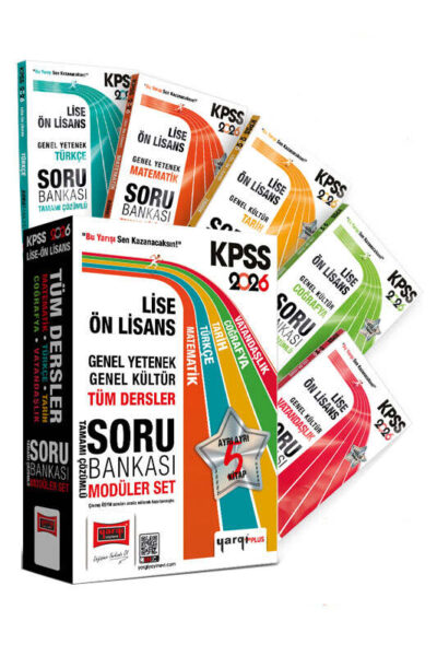 9786253706173 Yargı Yayınları, 2026, Lise, Tüm Dersler, KPSS Kitap, Soru Kitabı