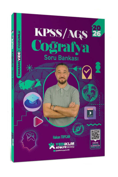 9786254319785 Yediiklim Yayınları, 2026, KPSS Kitap, Coğafya, Soru Kitabı