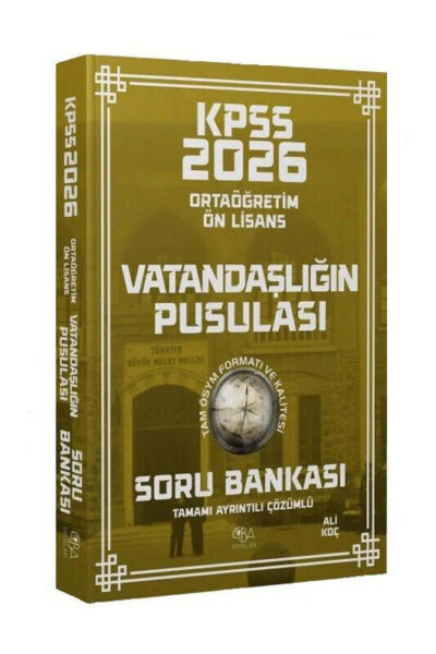 9786259613635 CBA Akademi, 2026, Lise, KPSS Kitap, Soru Kitabı
