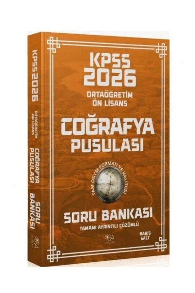9786259613611 CBA Akademi, 2026, Lise, KPSS Kitap, Coğafya, Soru Kitabı