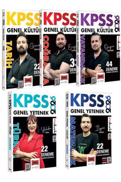 9999B1594 Yargı Yayınları, 2026, Tüm Dersler, KPSS Kitap, Deneme Kitabı