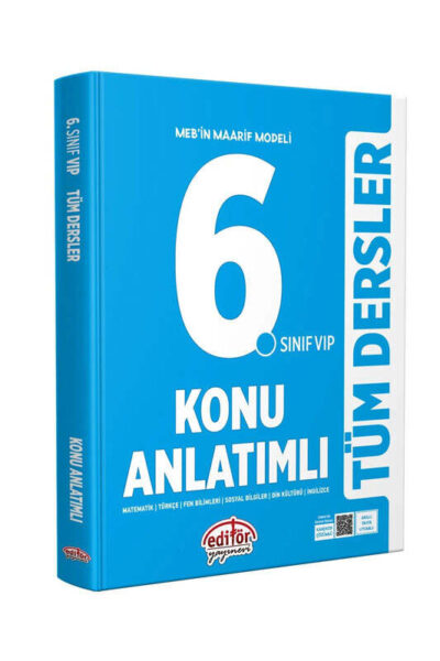 9786052806869 Editör Yayınları, Tüm Dersler, Konu Kitabı