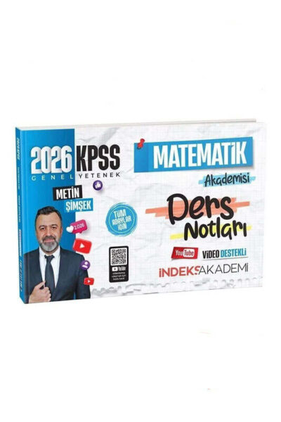 9786255505507 İndeks Akademi, 2026, Matematik Kitabı, KPSS Kitap