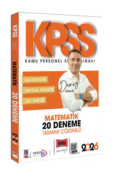 9786253707040 Yargı Yayınları, 2026, Matematik Kitabı, KPSS Kitap, Deneme Kitabı