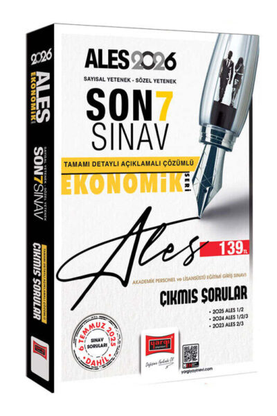 9786253707149 Yargı Yayınları, 2026, ALES Kitap, Çıkmış Soru Kitabı