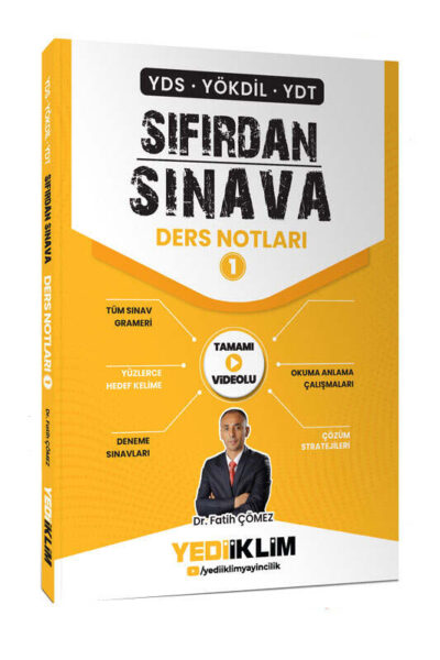 9786255836168 Yediiklim Yayınları, YDS Kitap, YÖKDİL Kitap